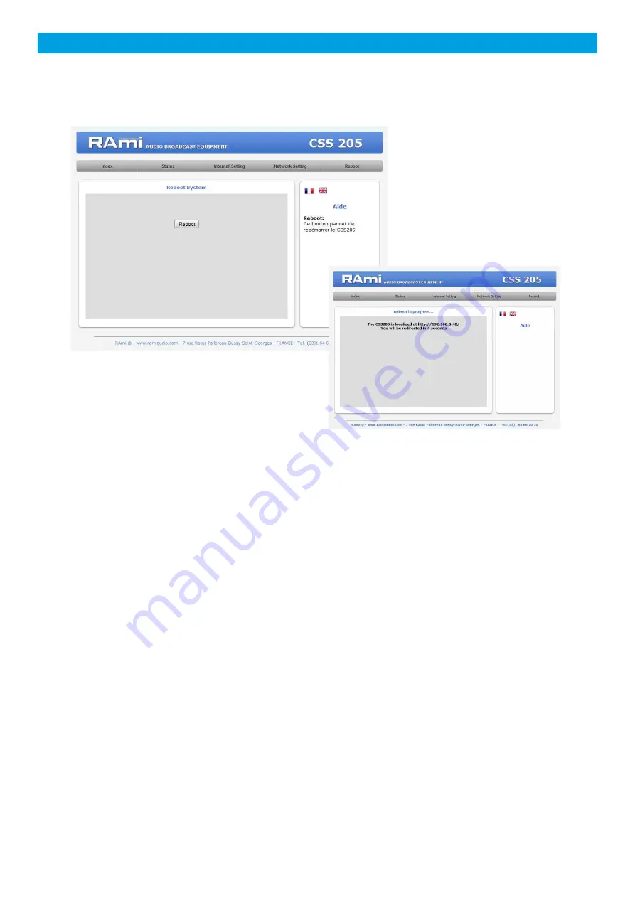 RAM CSS205 User Manual Download Page 14