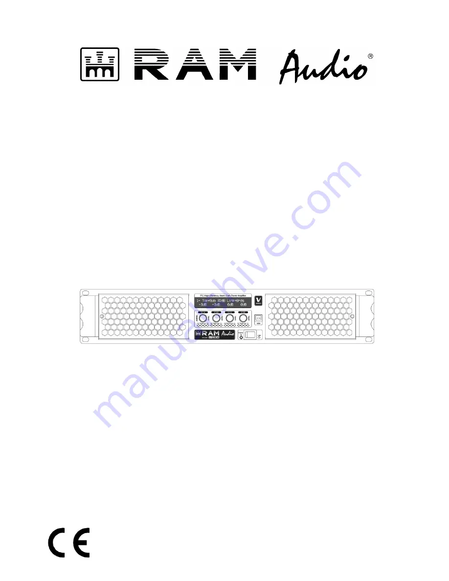 RAM V-12000 Operation Manual Download Page 1