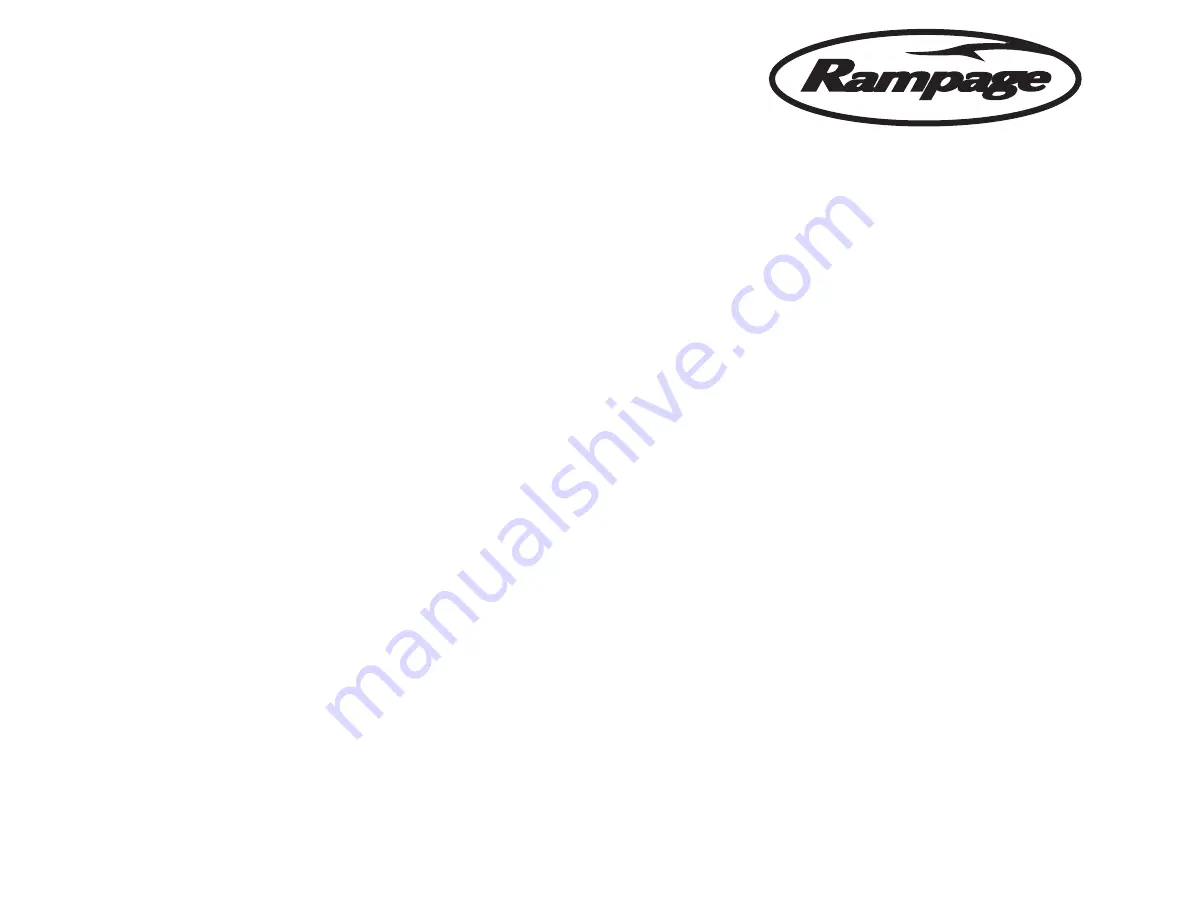 Rampage 45 Sportfish Series Manual Download Page 17