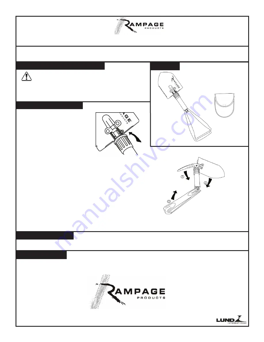 Rampage 86645 Скачать руководство пользователя страница 1