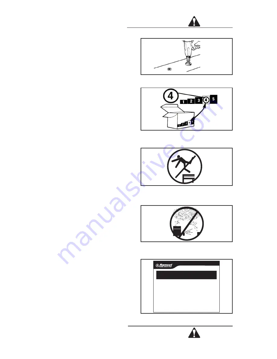 RAMSET D45A Operator'S Safety & Operating Instruction Manual Download Page 4