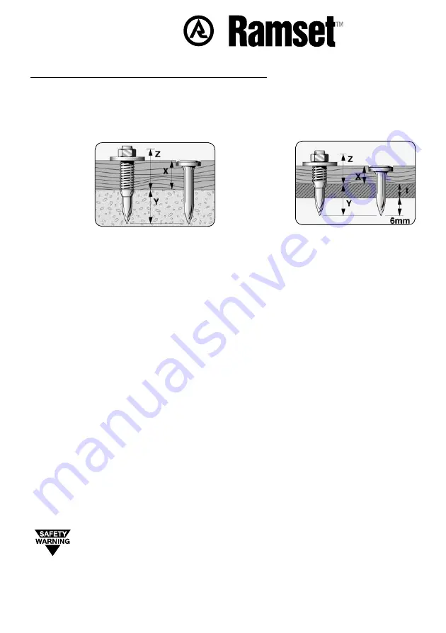 RAMSET Twist Lok TM40 Скачать руководство пользователя страница 11