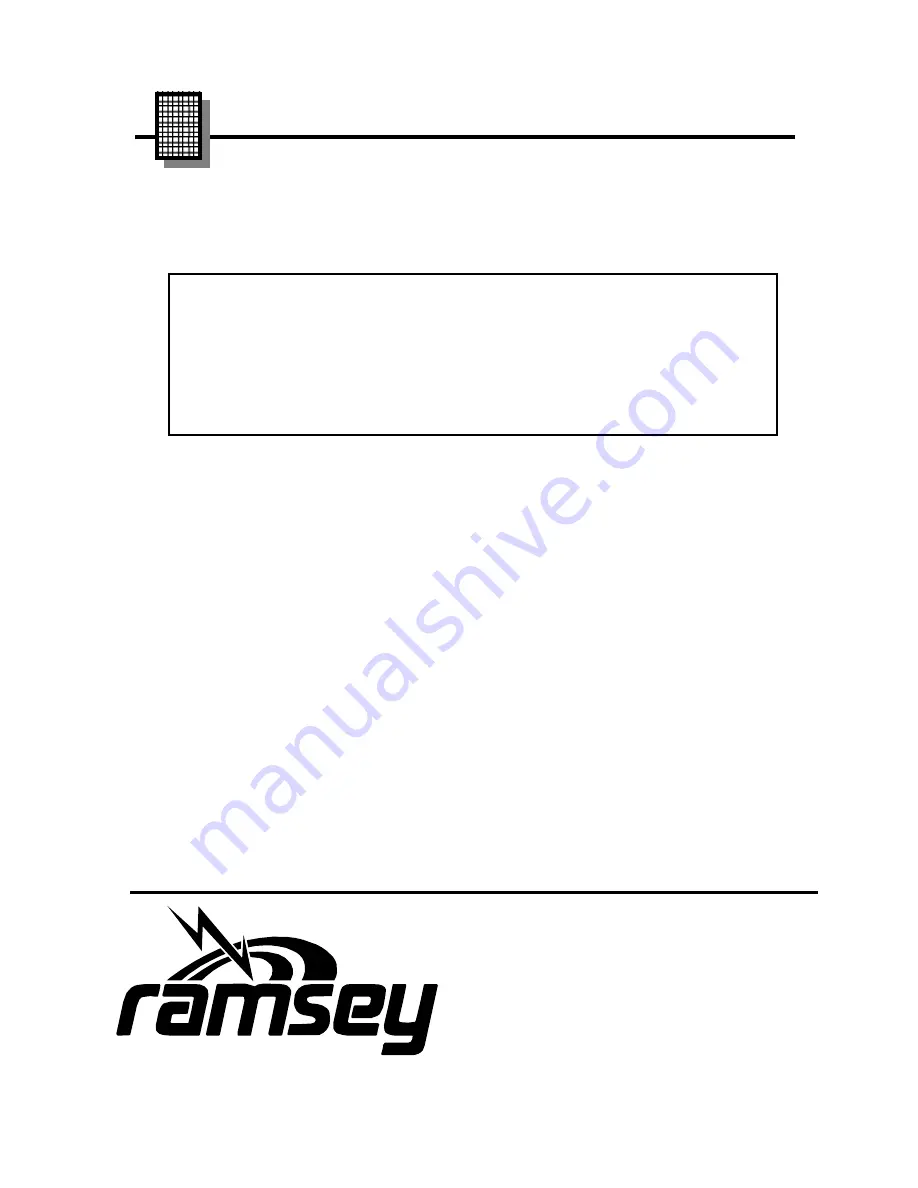 Ramsey Electronics DDF1 Manual Download Page 3