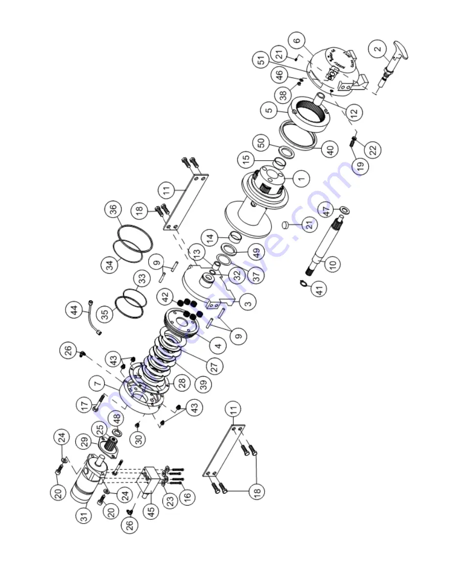 Ramsey Winch RPH 53,3 Operating, Service And Maintenance Manual Download Page 31