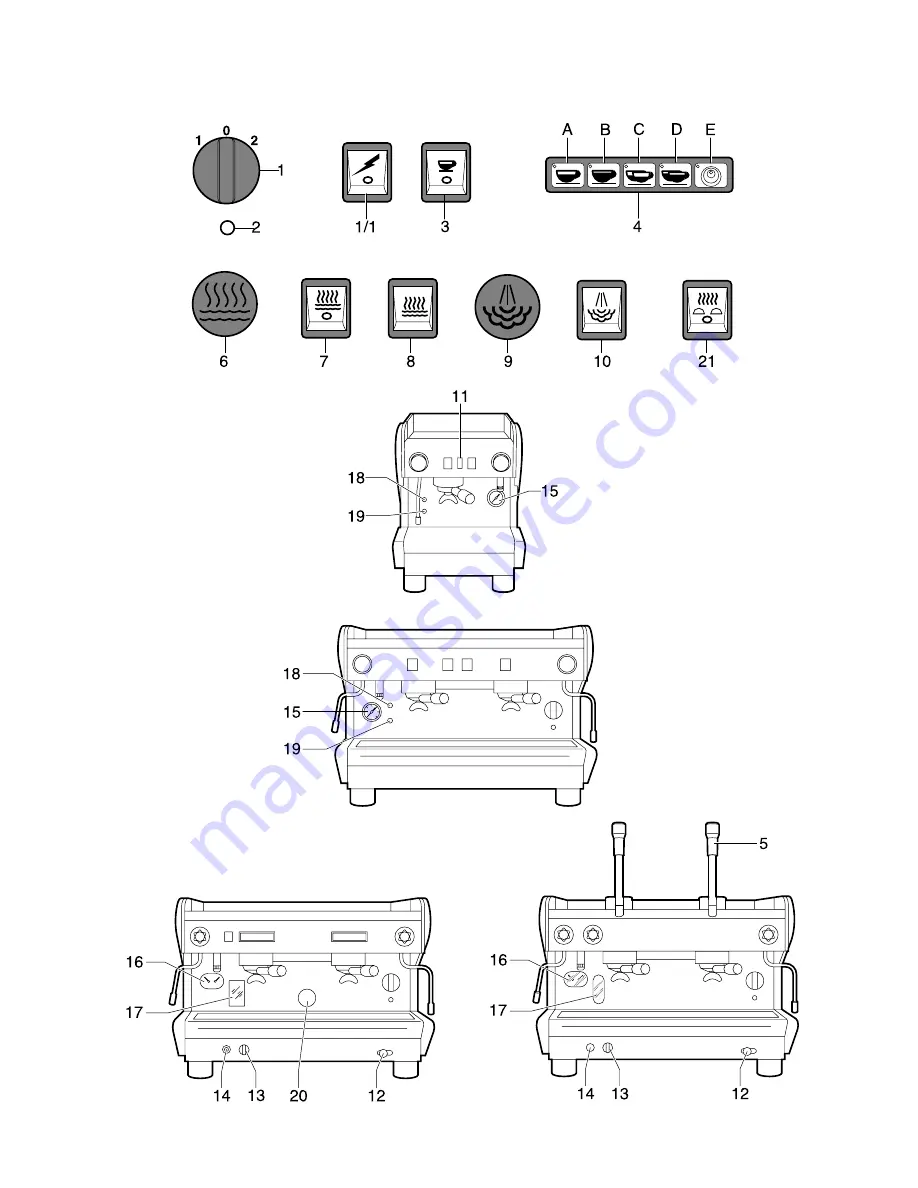 Rancilio MIDI Скачать руководство пользователя страница 104