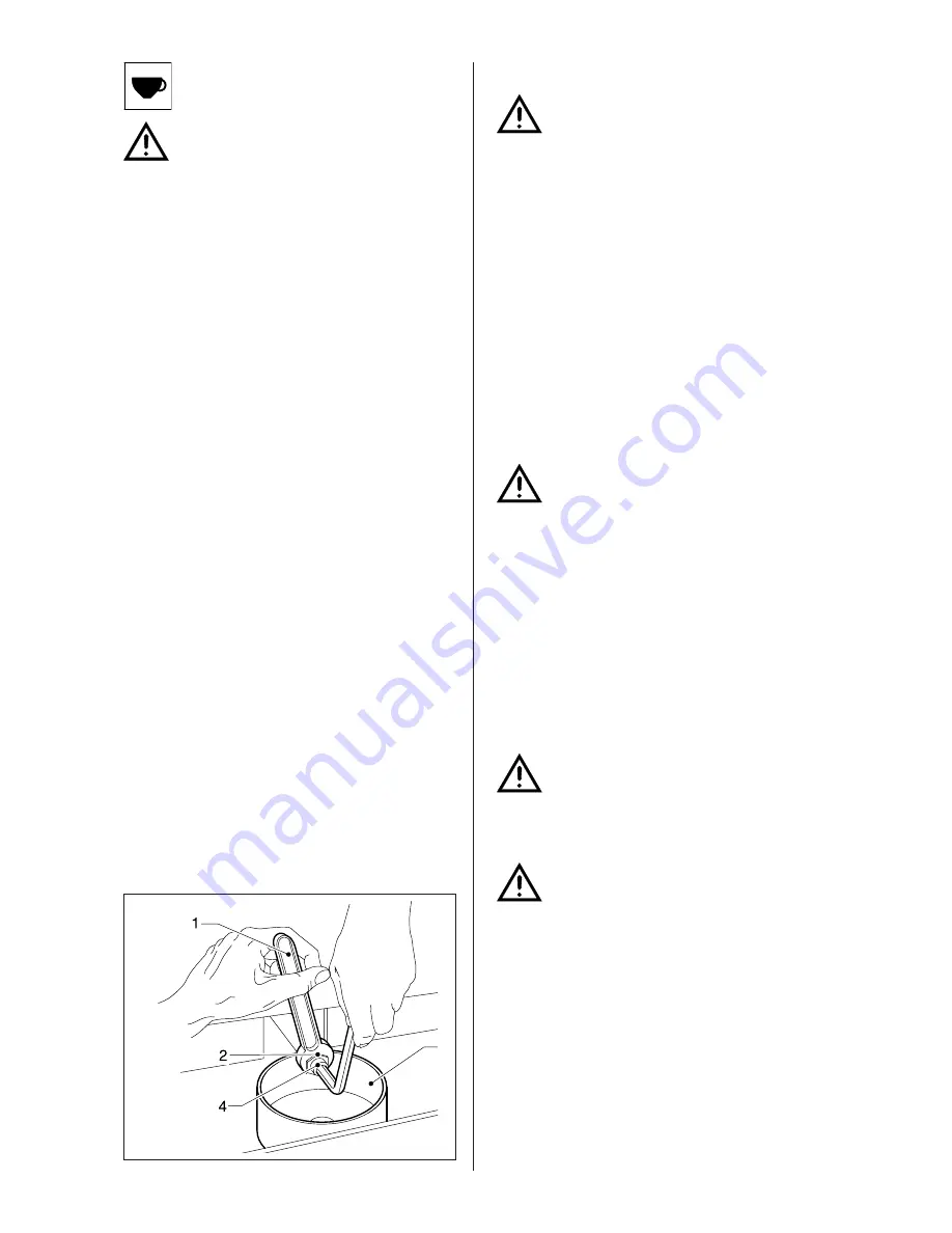 Rancilio S20 Use And Maintenance Download Page 22