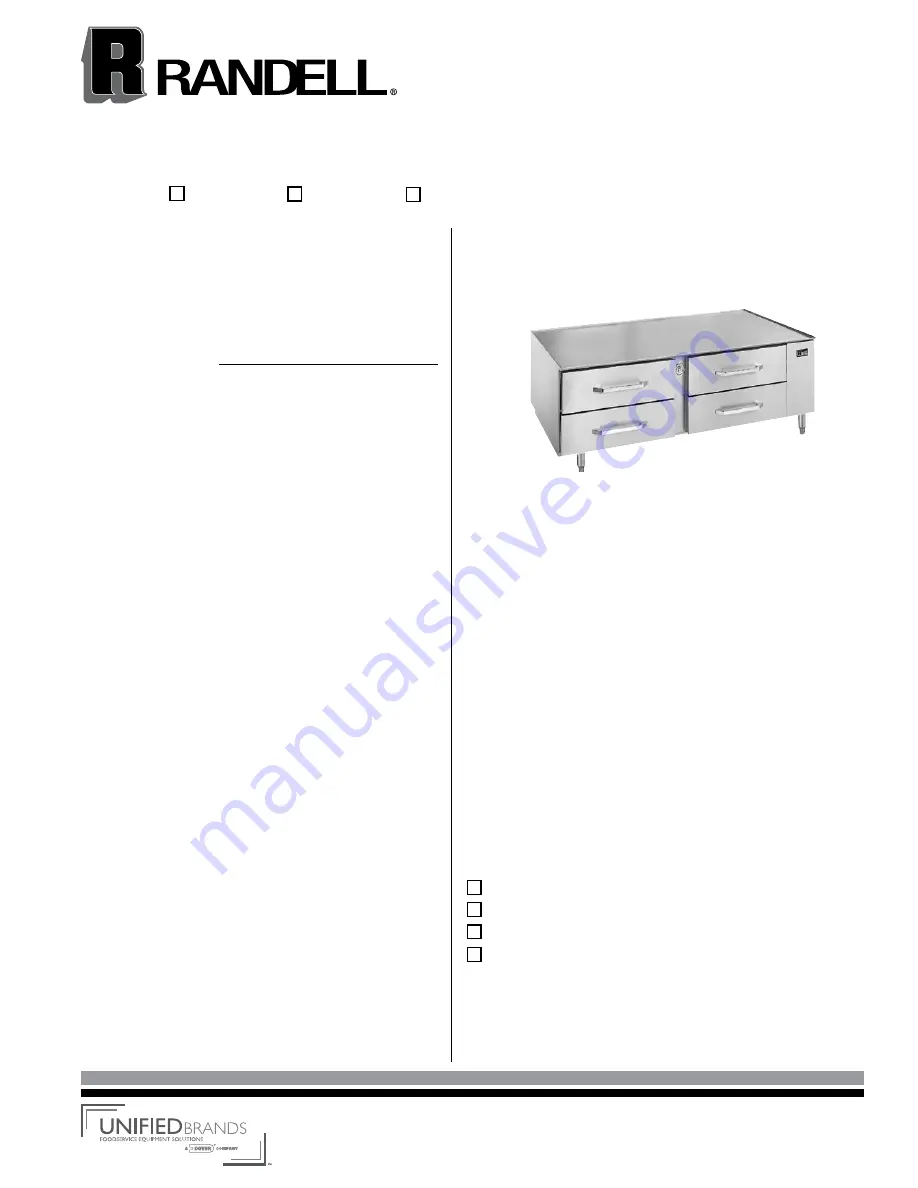 Randell 20048SC Скачать руководство пользователя страница 5