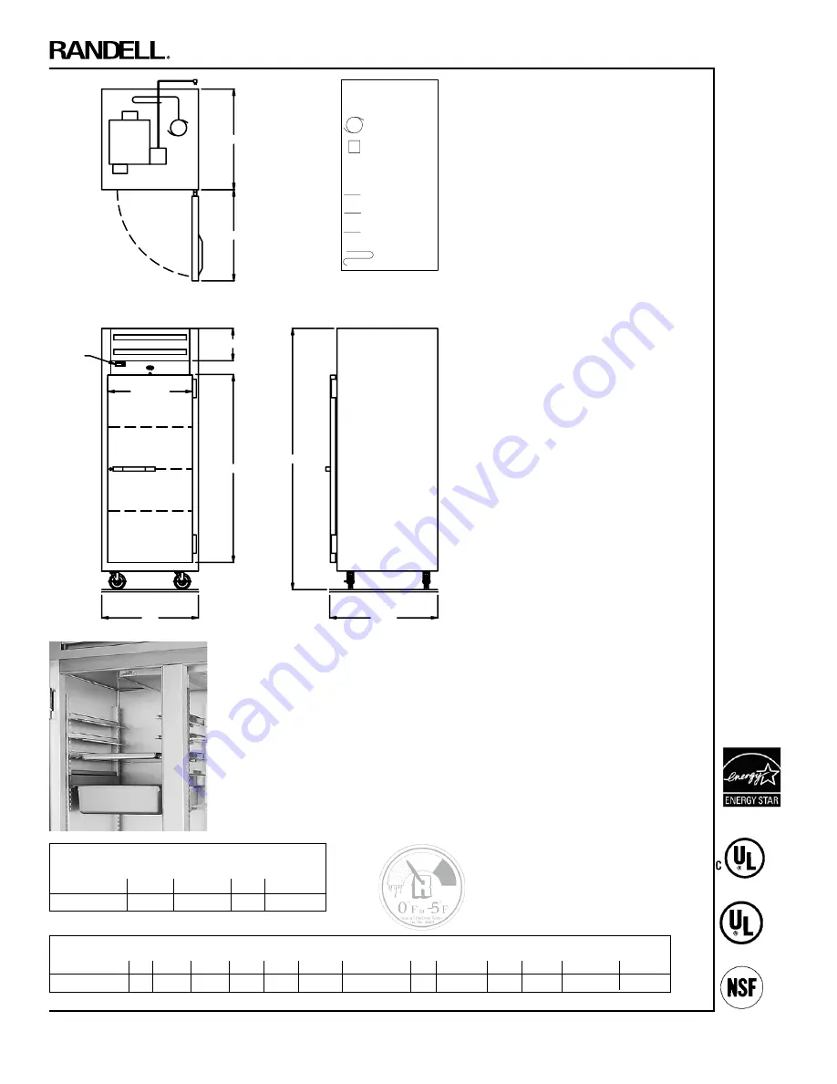 Randell 2010F Specifications Download Page 2