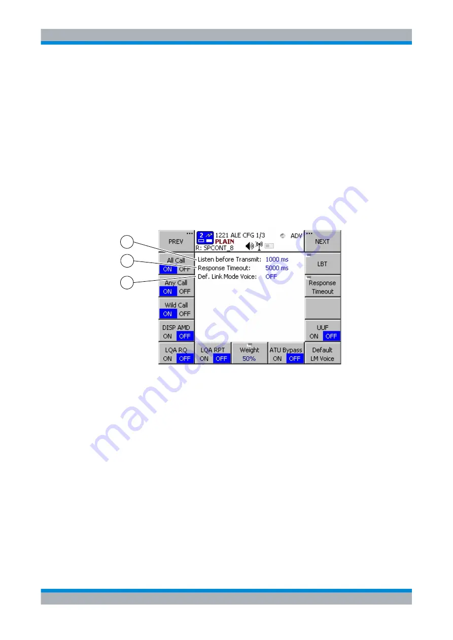 R&S M3SR 4100 Series Operating Manual Download Page 370