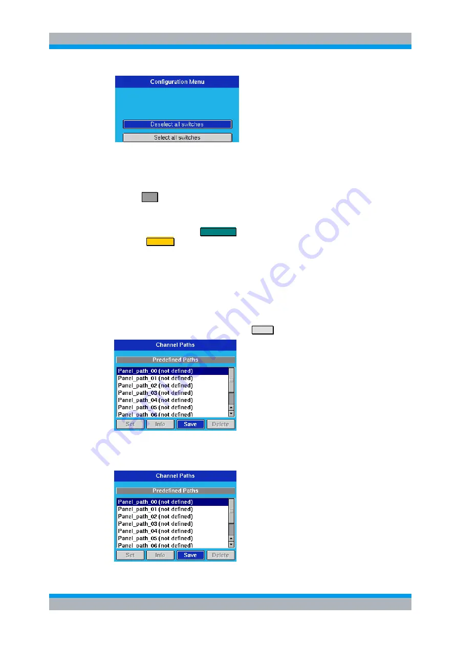 R&S OSP Operating Manual Download Page 139