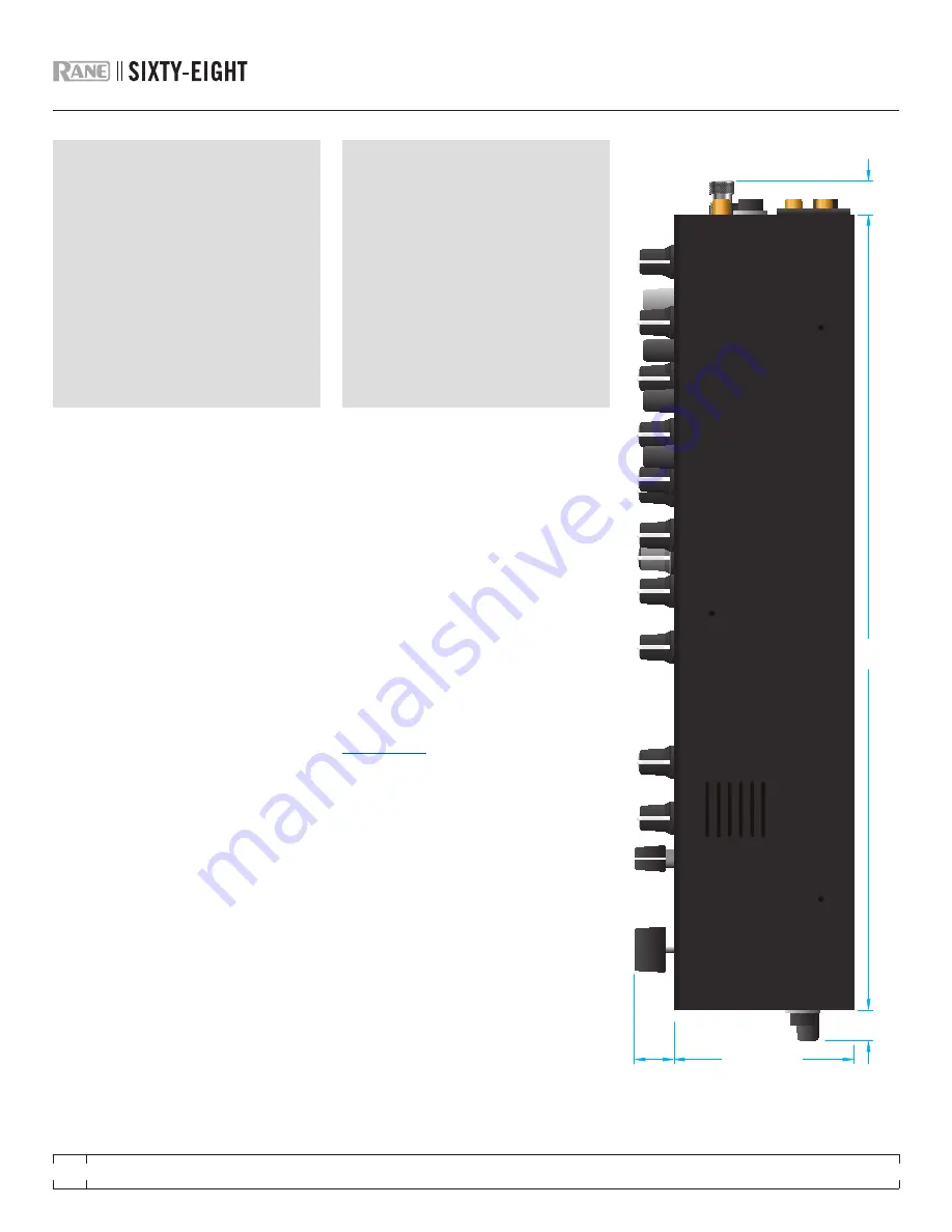 Rane Sixty Eight Operator'S Manual Download Page 46