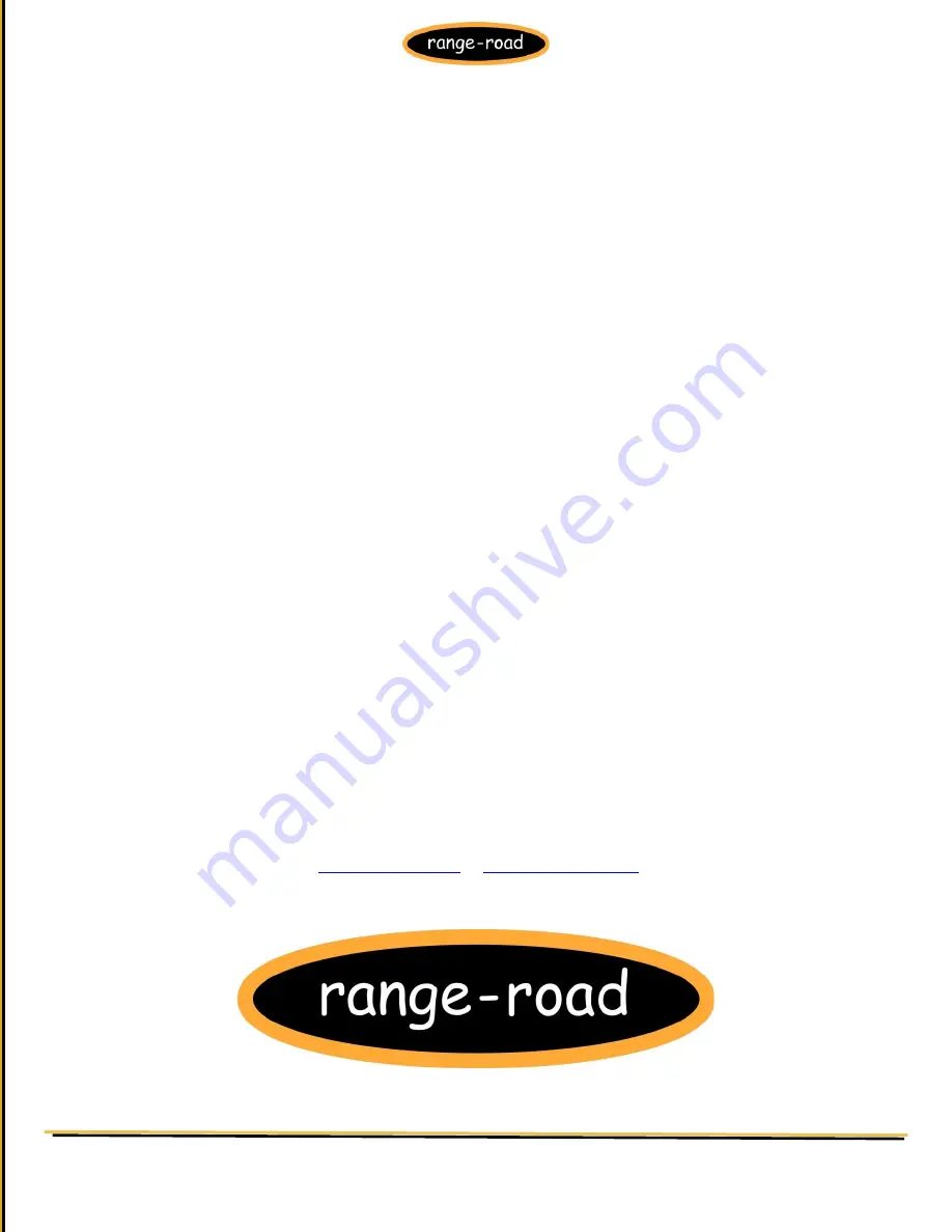 Range Road RR5029 Owner'S Manual Download Page 38