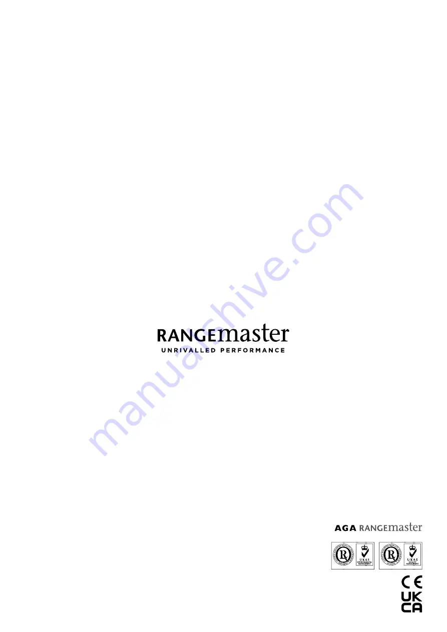 Rangemaster Infusion 90 Induction User'S Manual & Installation Instructions Download Page 48