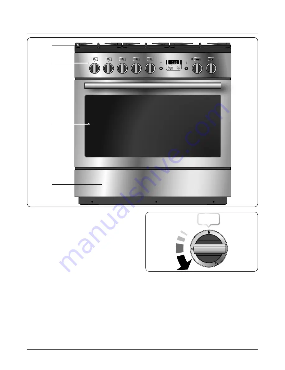 Rangemaster Professional+ FX 90 Dual Fuel User'S Manual & Installation Instructions Download Page 7