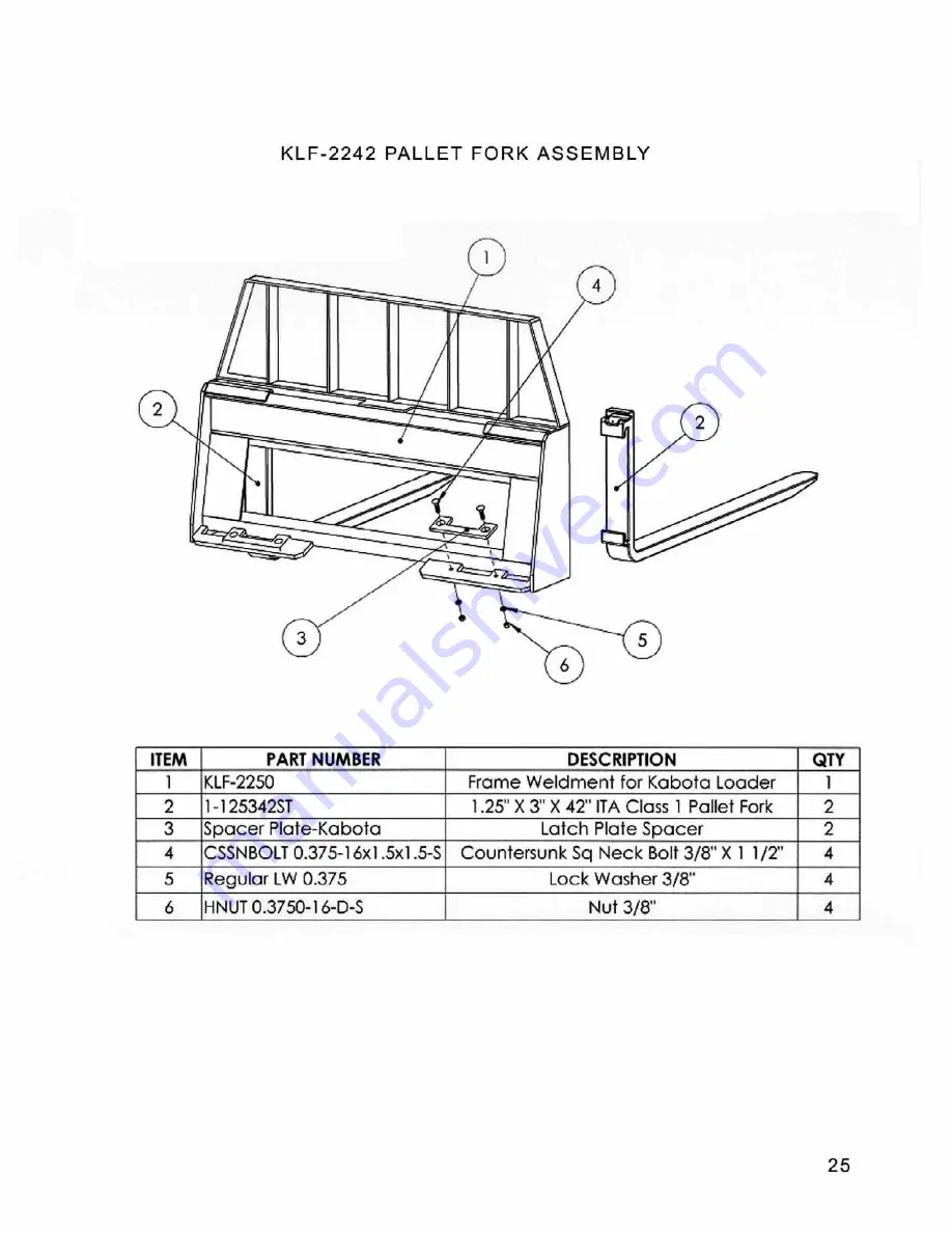 Rankin JLF-2242 Operator'S / Parts Book Download Page 29