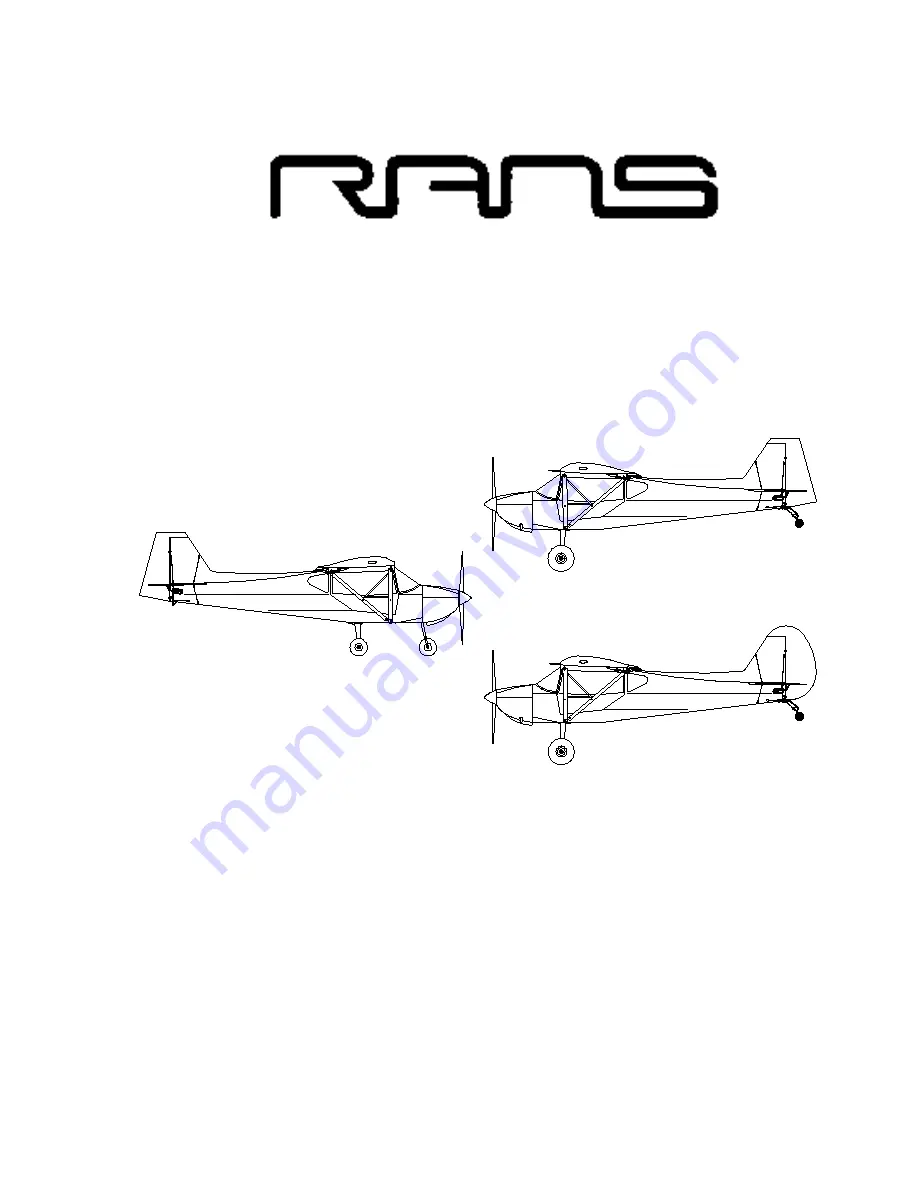 Rans S-20 RAVEN Text Manual Download Page 1