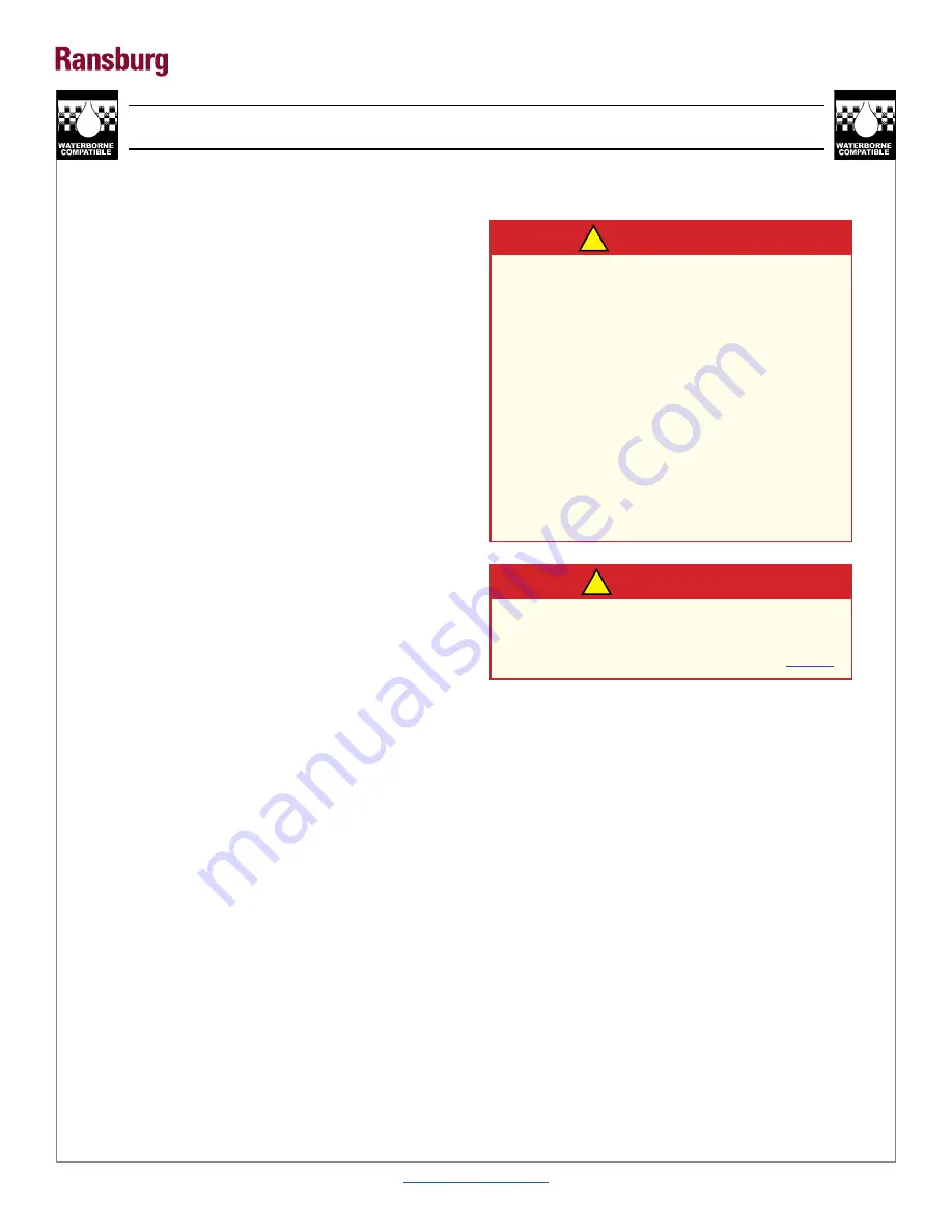 Ransburg RansFlex 80520 RFXw Скачать руководство пользователя страница 4