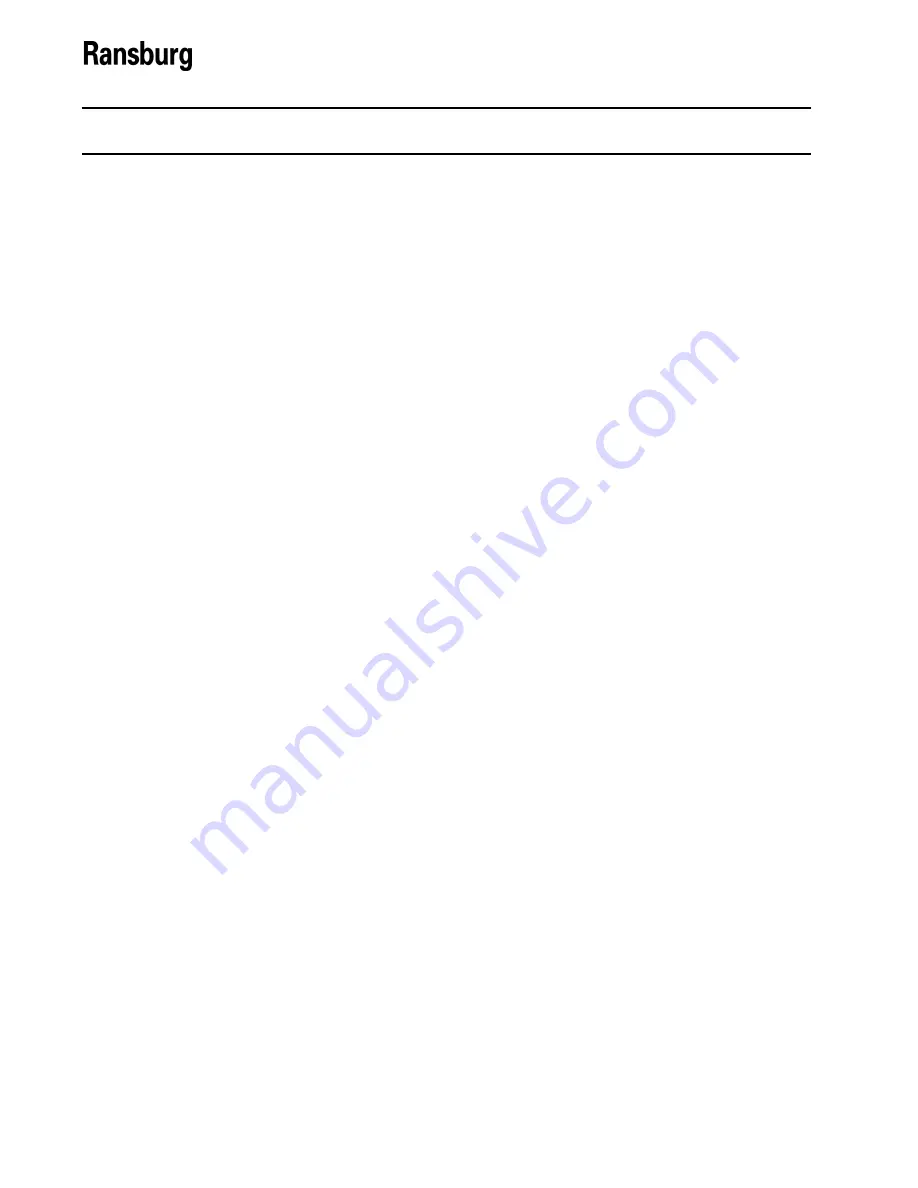 Ransburg RCS Series Service Manual Download Page 13