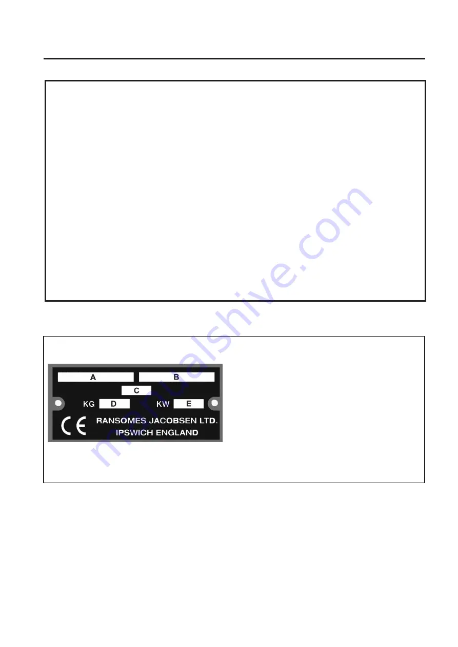 Ransomes 51 Marquis Maintenance And Parts Manual Download Page 19