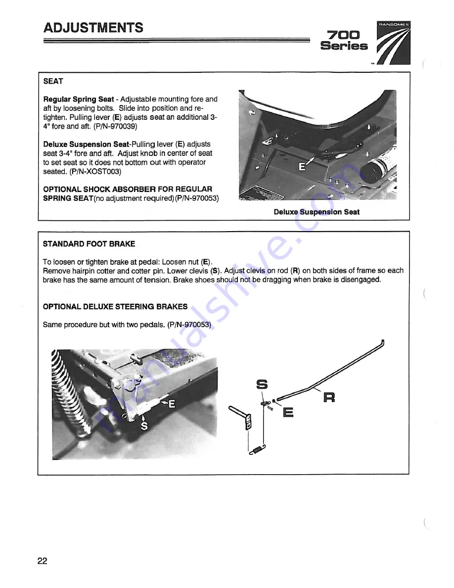 Ransomes 946700 Operator'S Manual Download Page 24