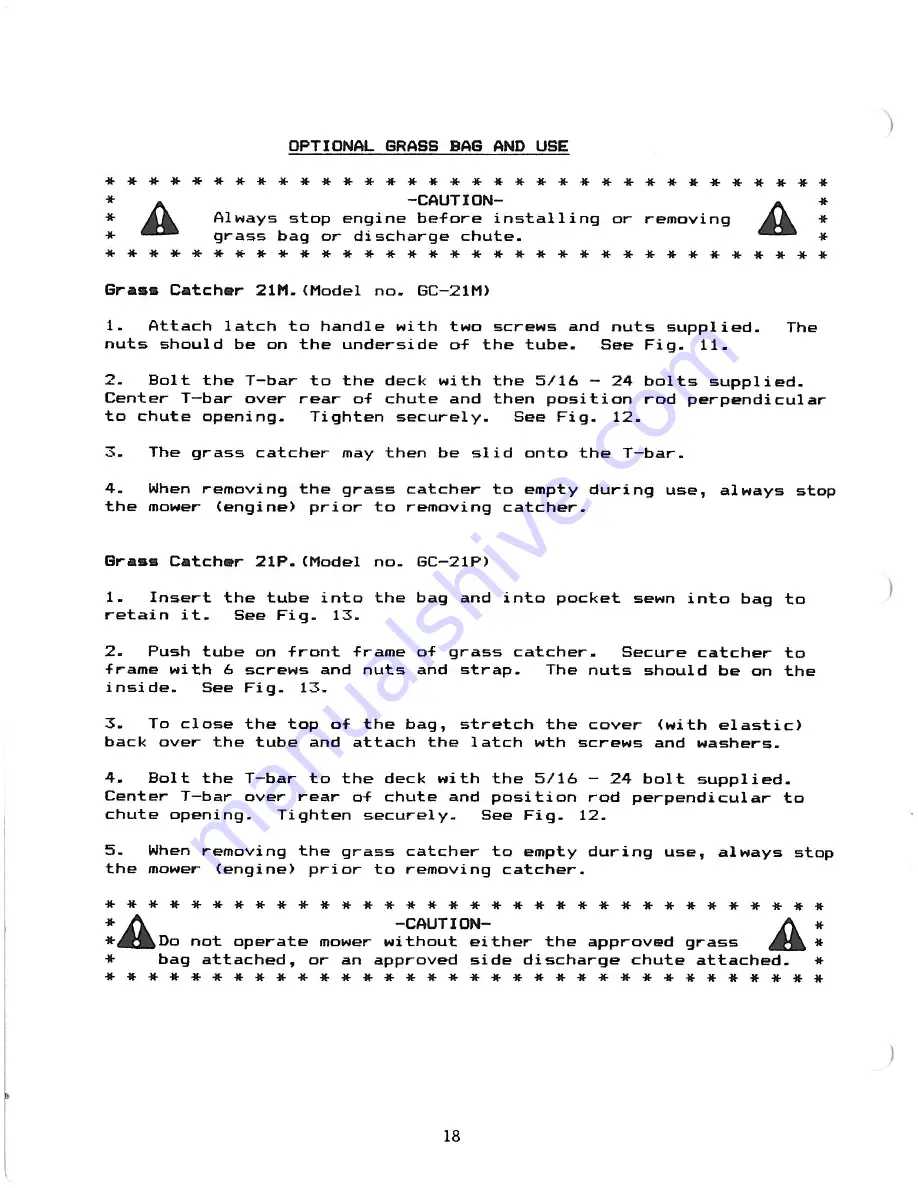 Ransomes Bob-Cat M21-4BZ Assembly, Operation And Service Manual Download Page 18