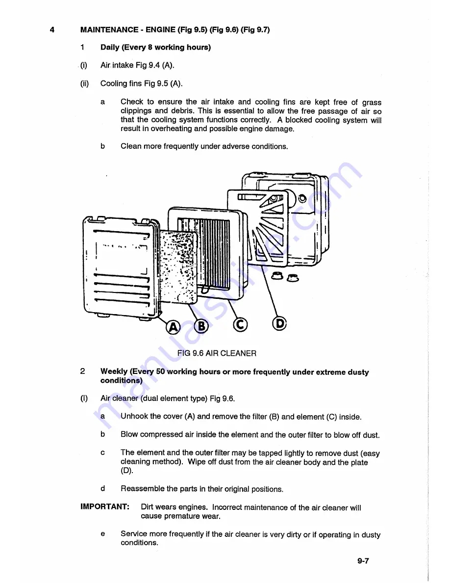 Ransomes greens super 50(20) Service And Repair Manual Download Page 93