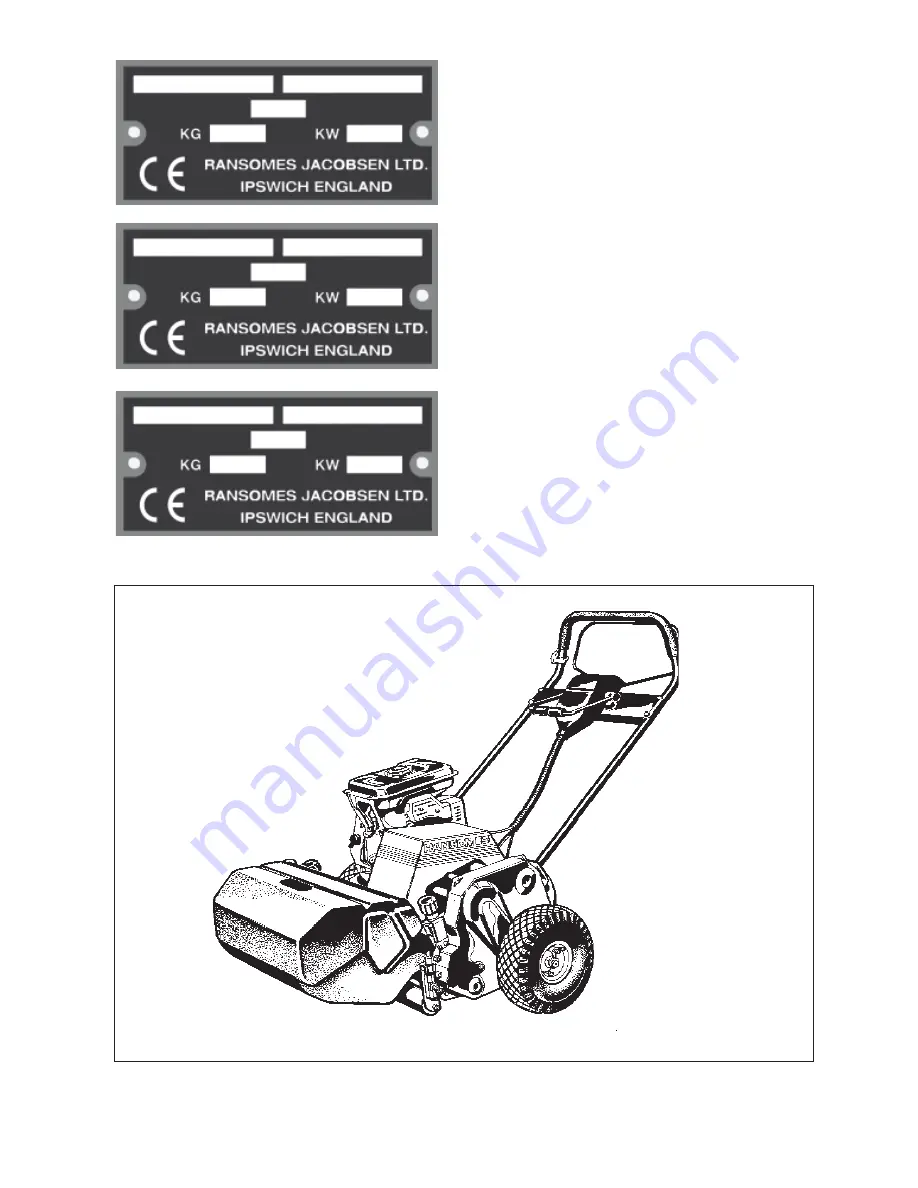 Ransomes Greens Super 55 Safety And Operation Manual Download Page 8