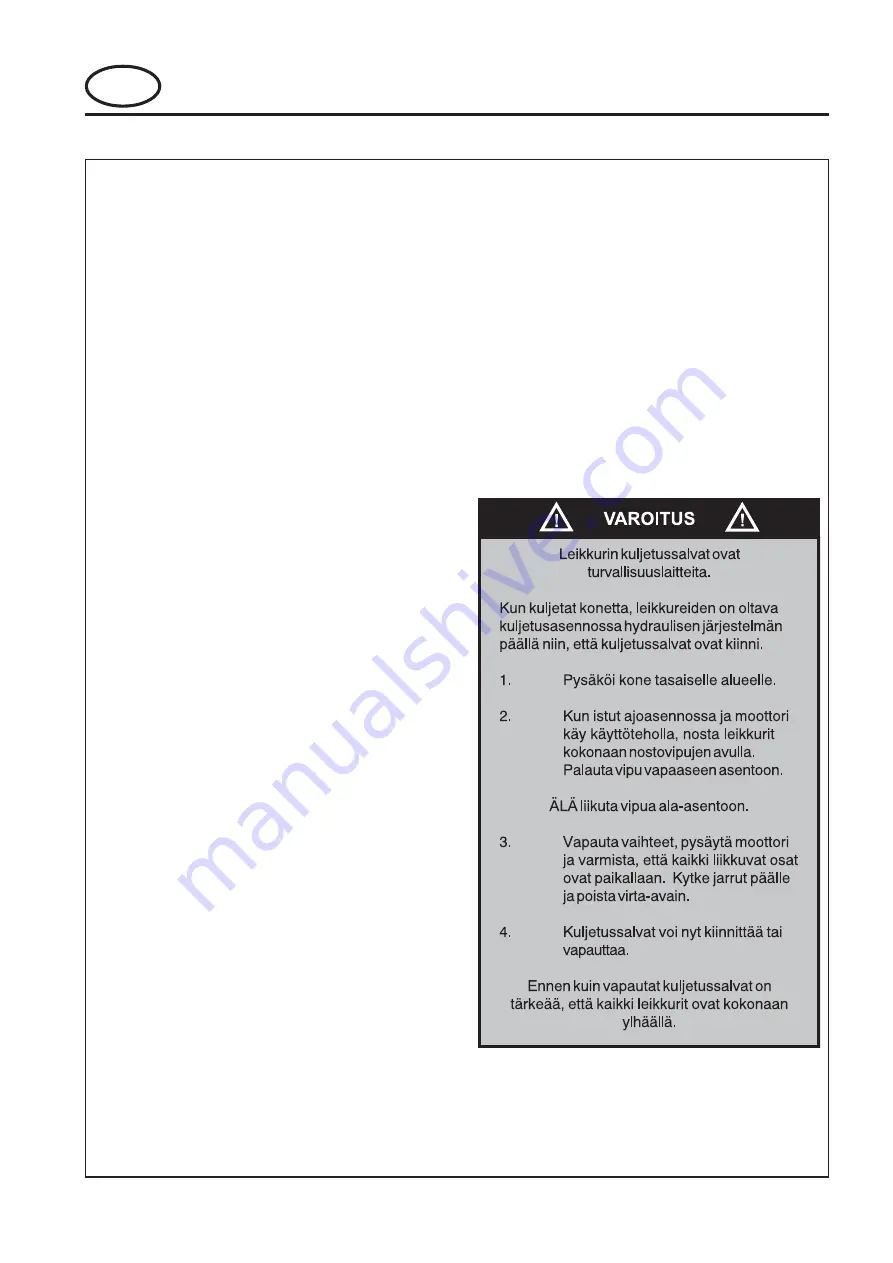 Ransomes HIGHWAY 2130 Safety And Operation Manual Download Page 53