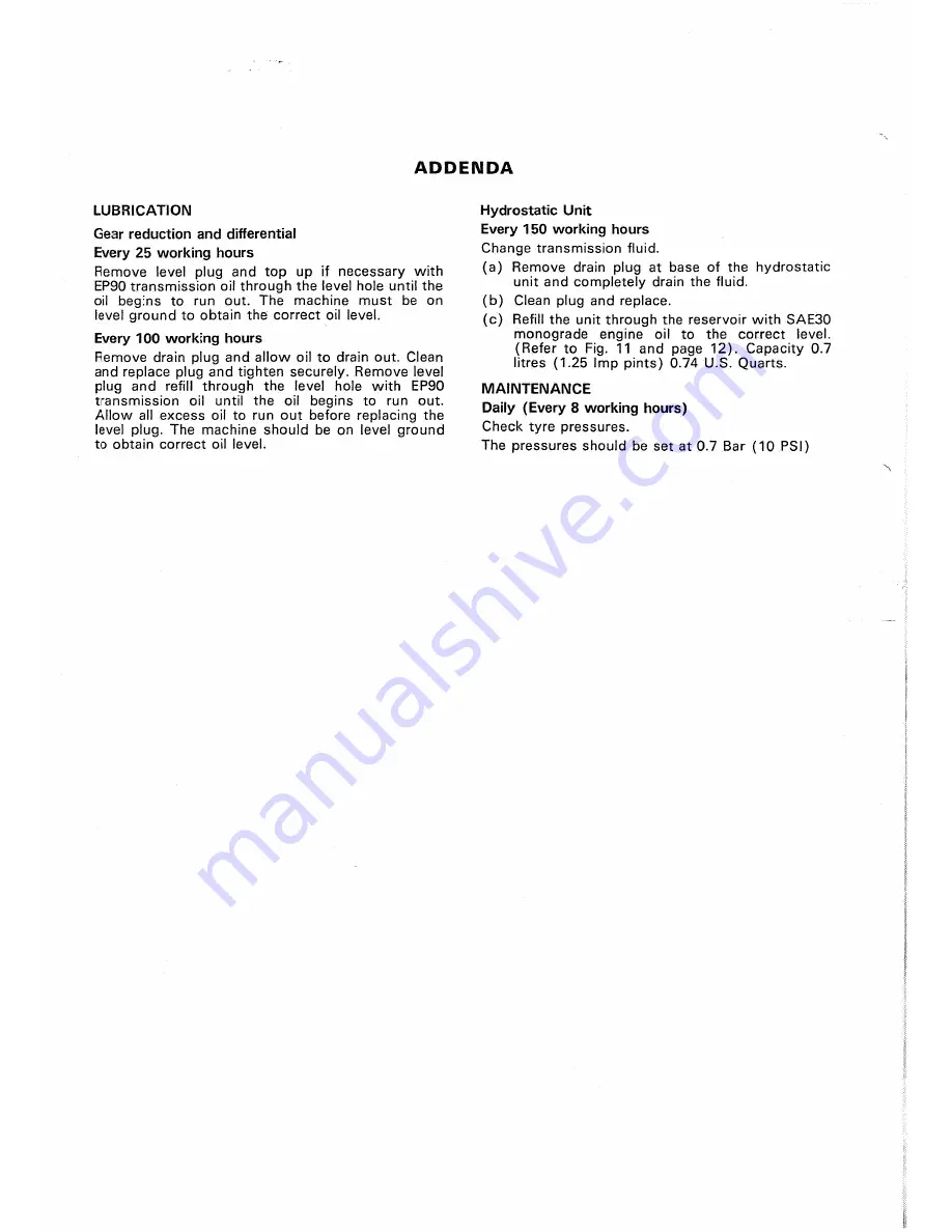 Ransomes Hydrostatic Vergecutter 76 Operator'S Handbook Manual Download Page 2