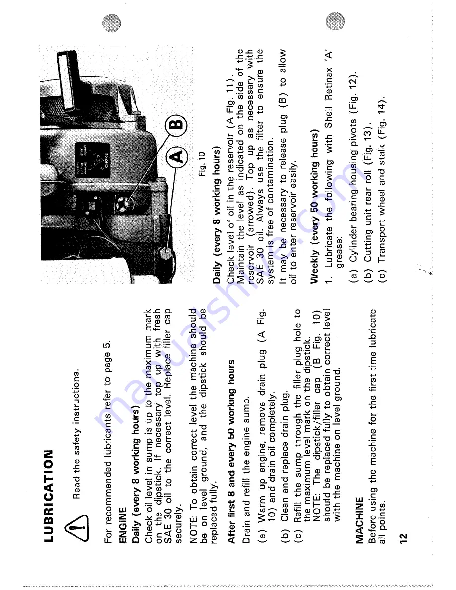 Ransomes Hydrostatic Vergecutter 76 Operator'S Handbook Manual Download Page 41