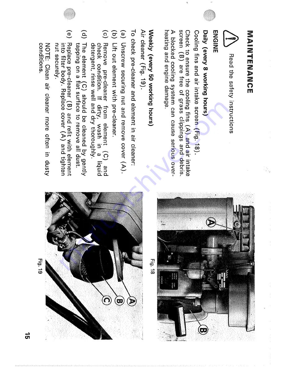 Ransomes Hydrostatic Vergecutter 76 Operator'S Handbook Manual Download Page 44