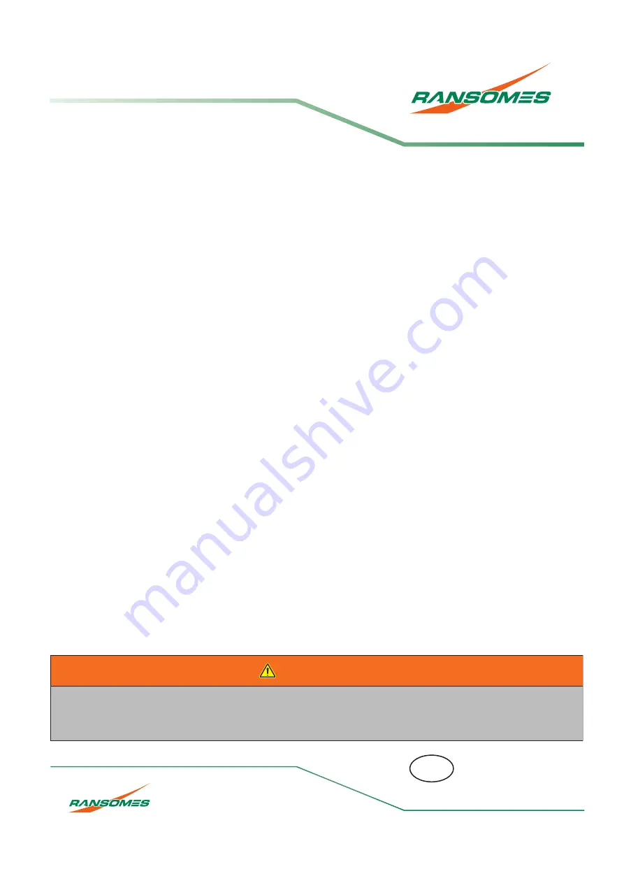 Ransomes MT503 Safety, Operation & Maintenance Manual/Parts List Download Page 1