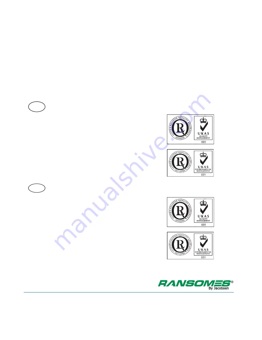 Ransomes ZT220D Setup, Parts & Maintenance Manual Download Page 60