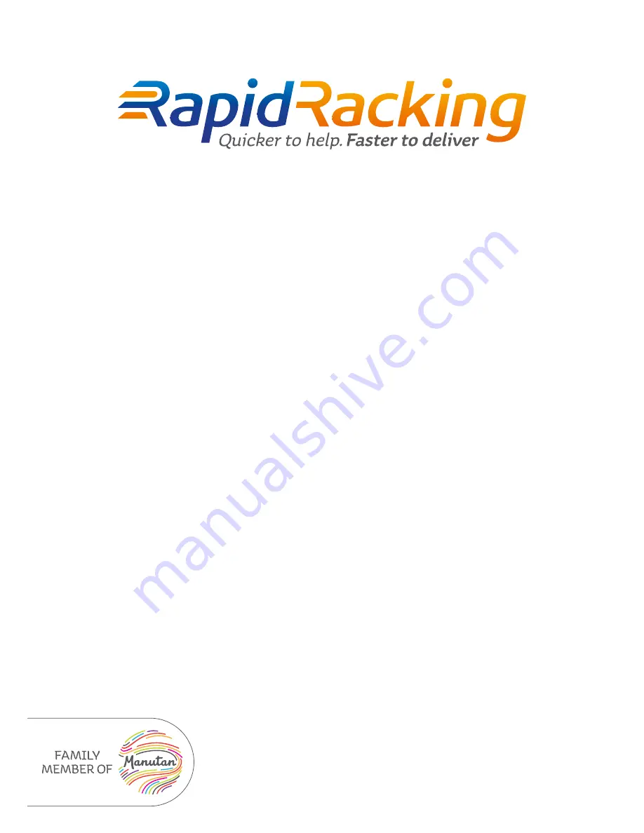 Rapid Racking Bar Racks Assembly Manual Download Page 1