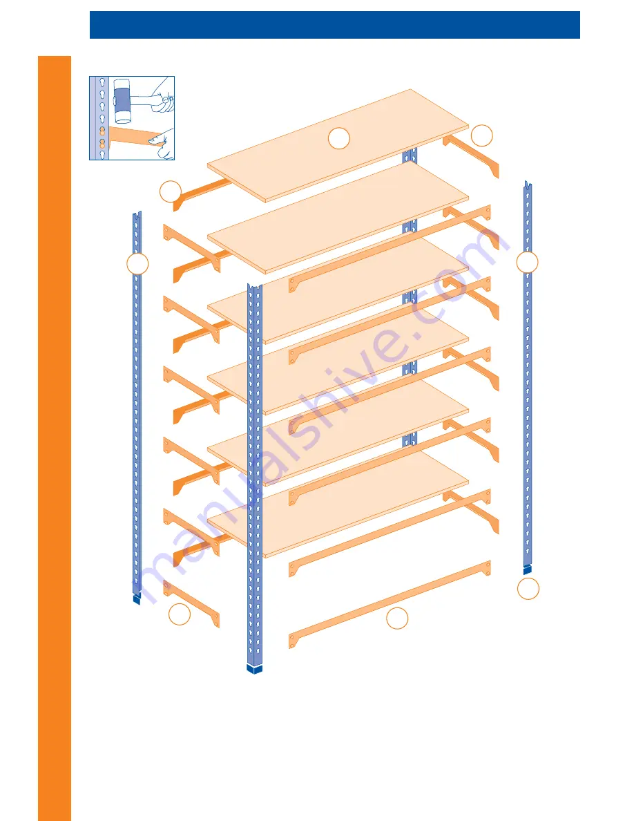 Rapid Racking DES24 Assembly Manual Download Page 2