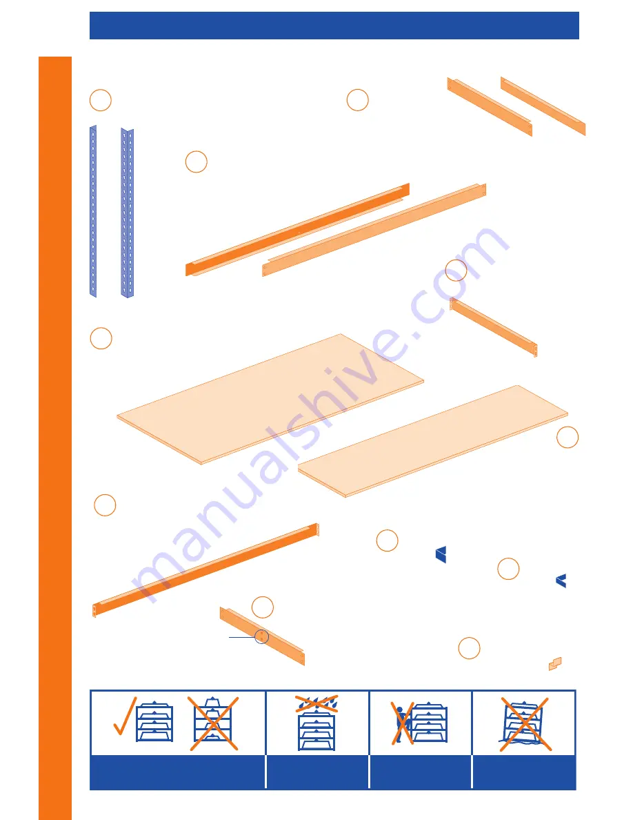 Rapid Racking Heavy duty workbench Скачать руководство пользователя страница 3