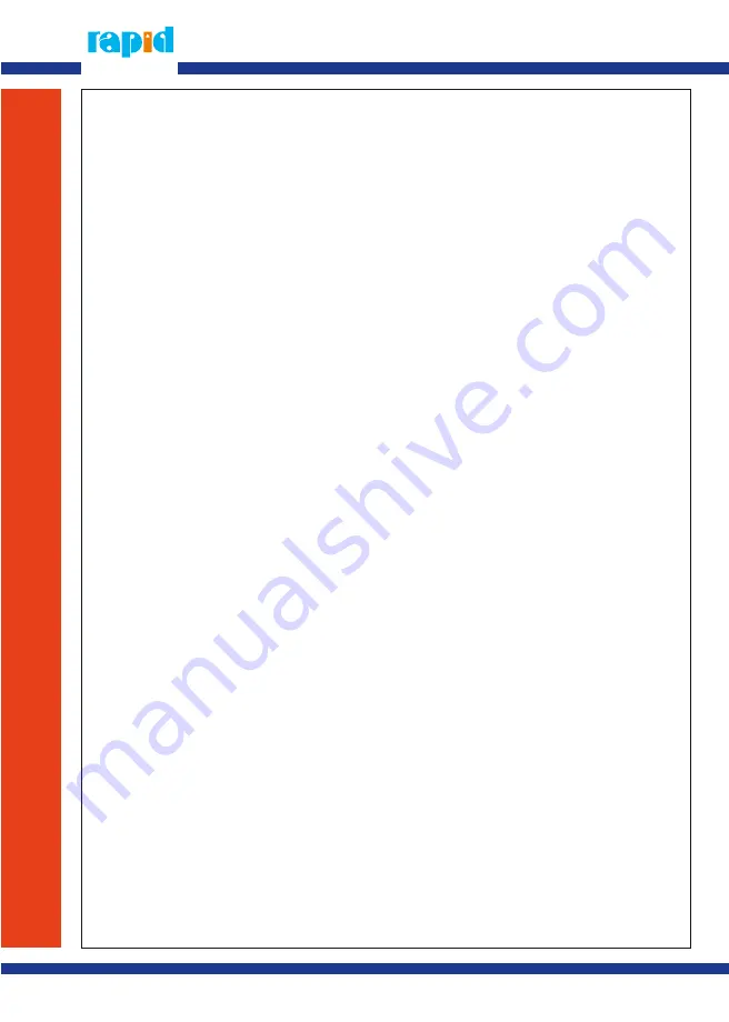 Rapid 110 HL 50/2 Operation Manual Download Page 8