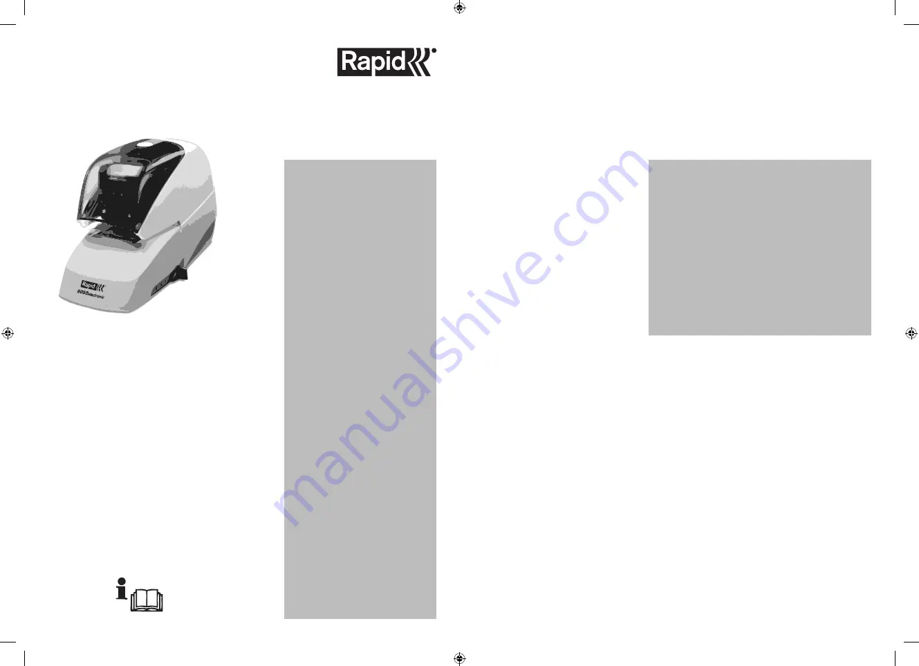 Rapid 5050e Скачать руководство пользователя страница 1