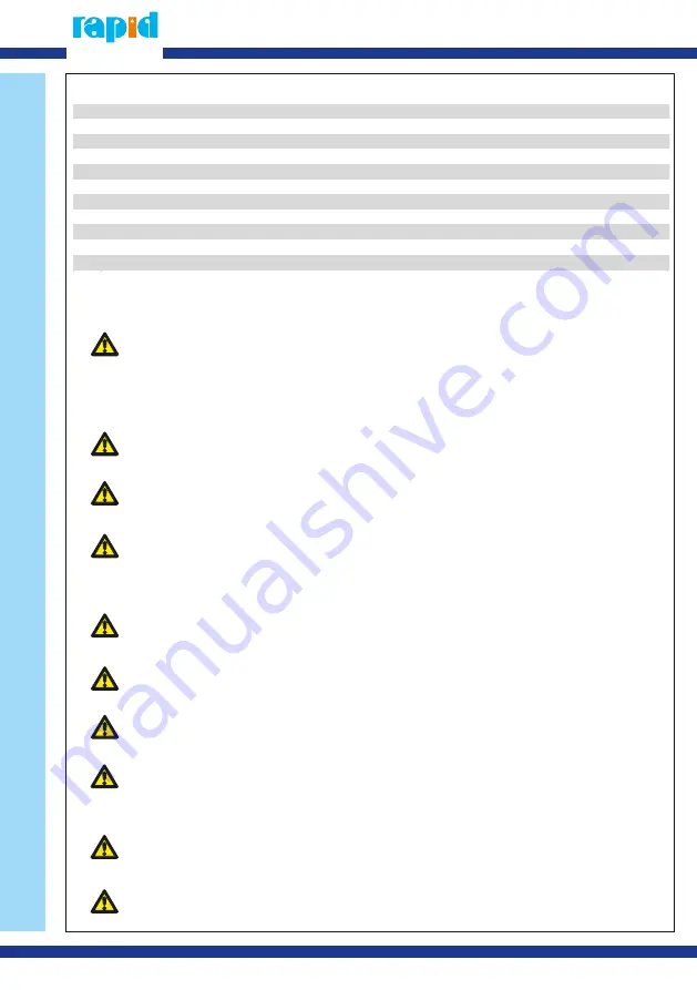 Rapid ZPA AB Operation Manual Download Page 2