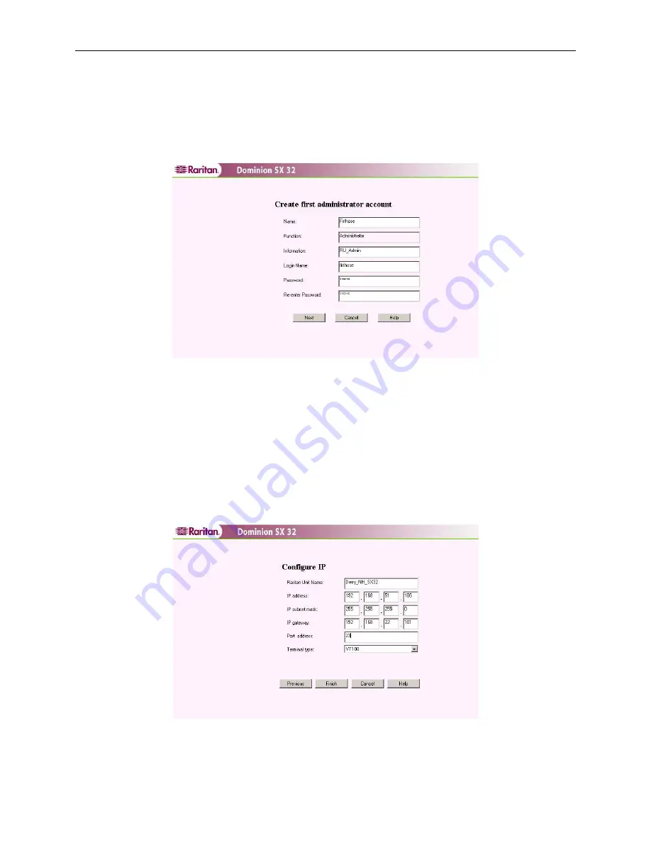 Raritan Dominion SX16 Installation And Operation Manual Download Page 21