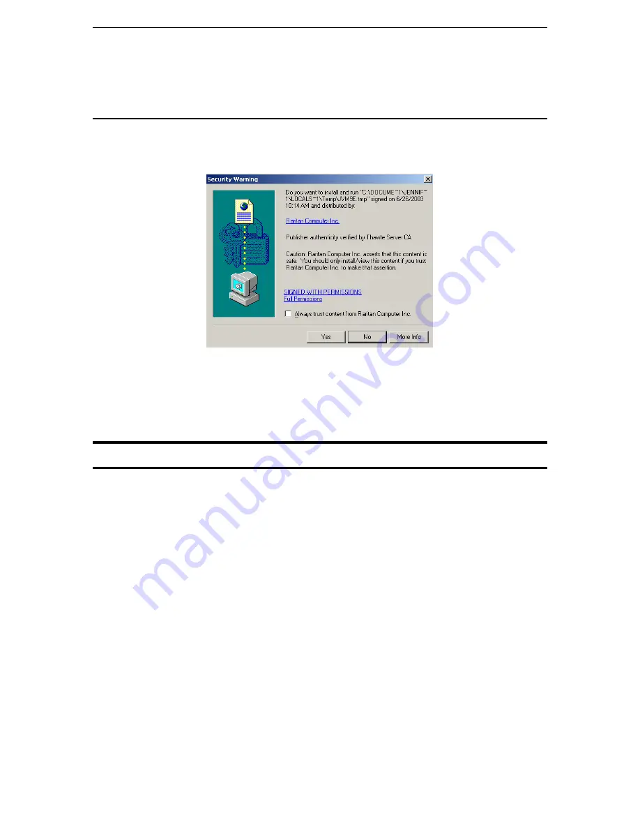 Raritan SX32 Installation And Operation Manual Download Page 23