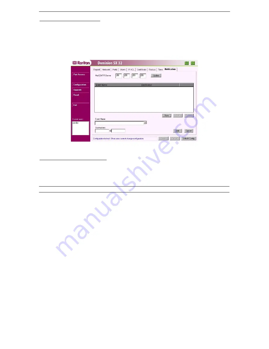 Raritan SX32 Installation And Operation Manual Download Page 71