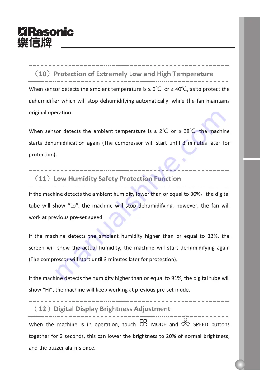 Rasonic RPD-YL40 Instruction Manual Download Page 37