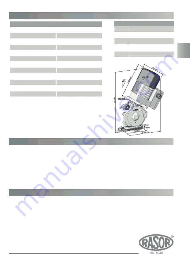 RASOR GRT86 Assembly & Use Manual Download Page 7