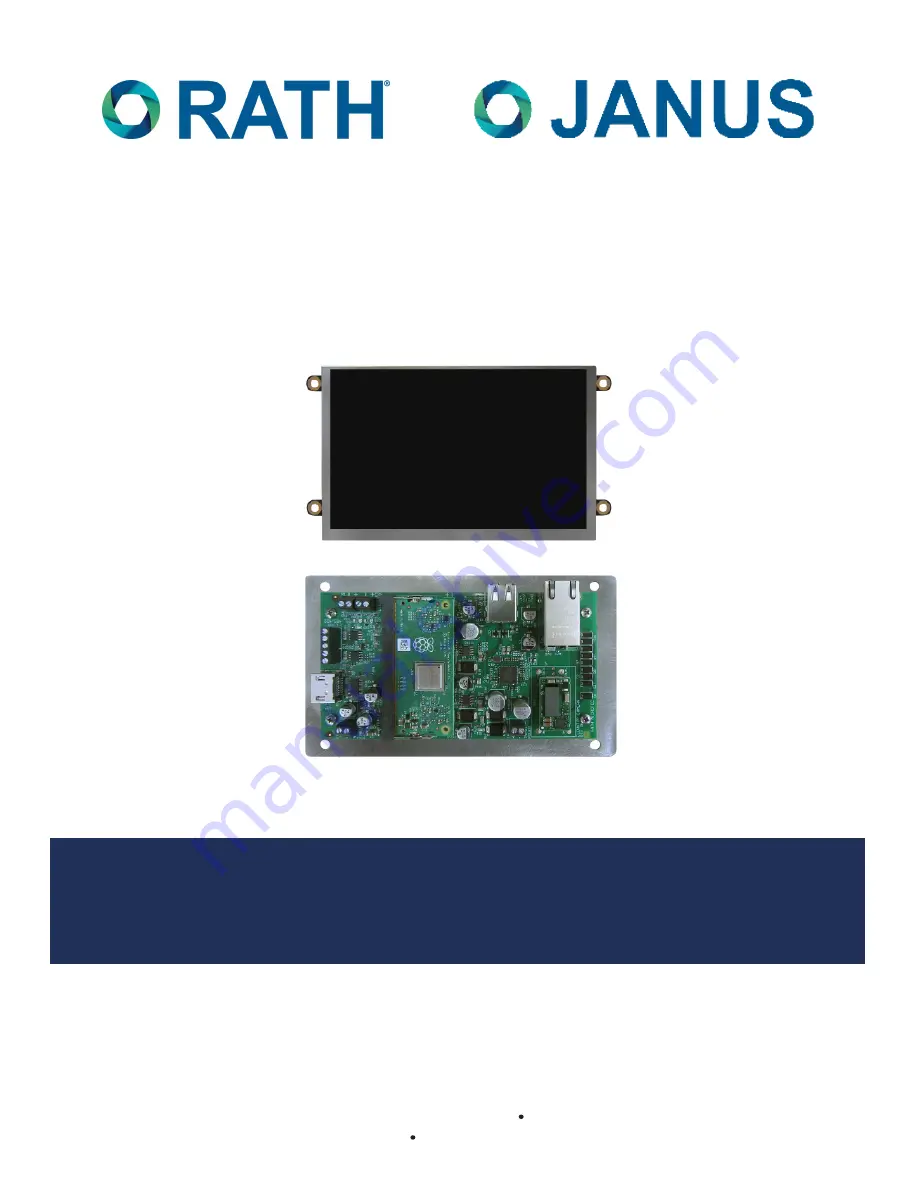 Rath JANUS SmartView Installation & Operation Manual Download Page 1