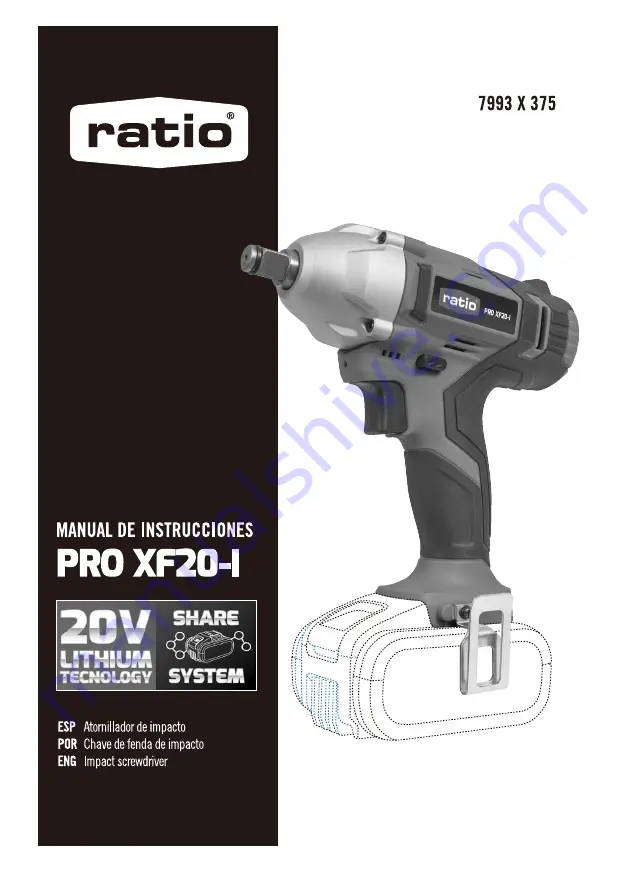 Ratio PRO XF20-1 Manual Download Page 1