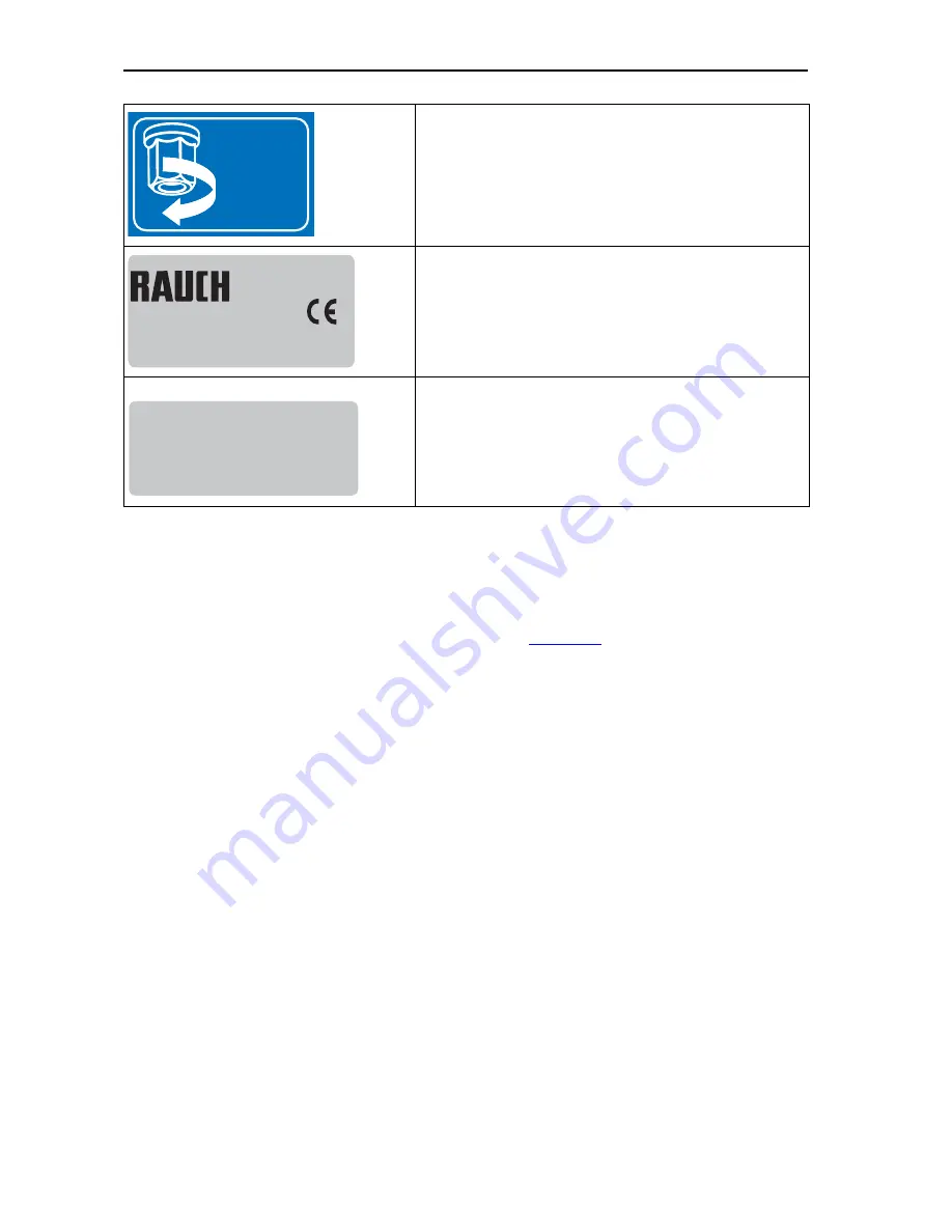 Rauch 18.1 Operator'S Manual Download Page 26