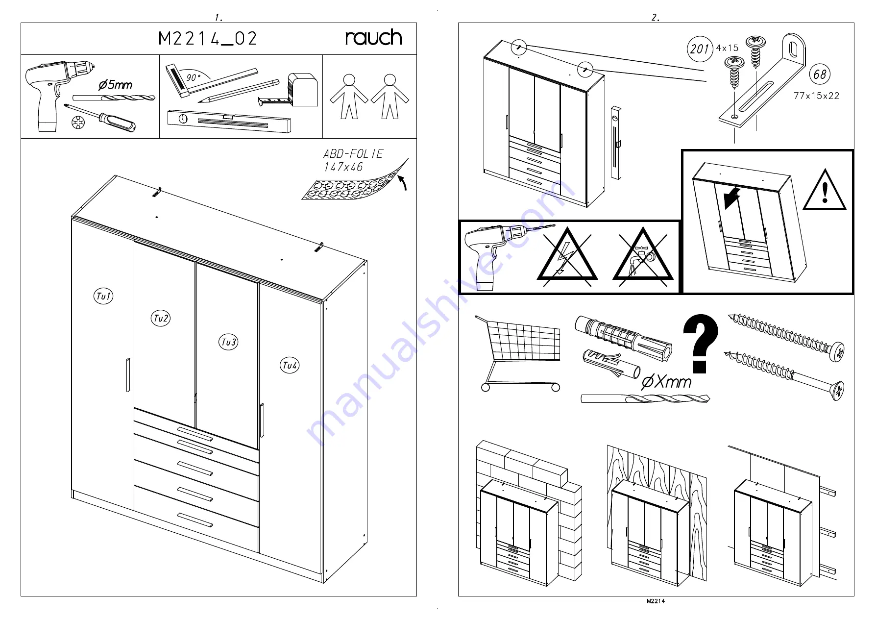 Rauch 58190.4080 Assembly Instructions Manual Download Page 3