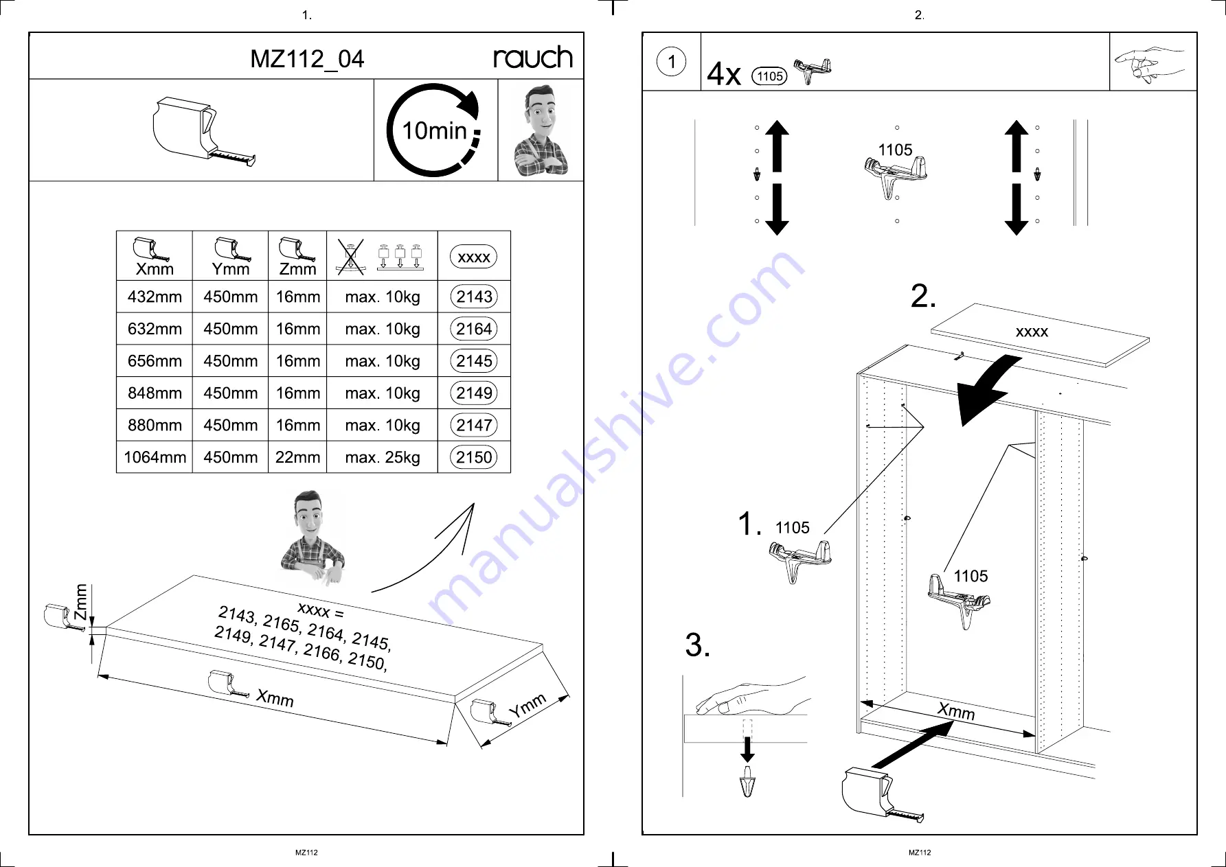 Rauch AC358.0DL7 Assembly Instructions Manual Download Page 38