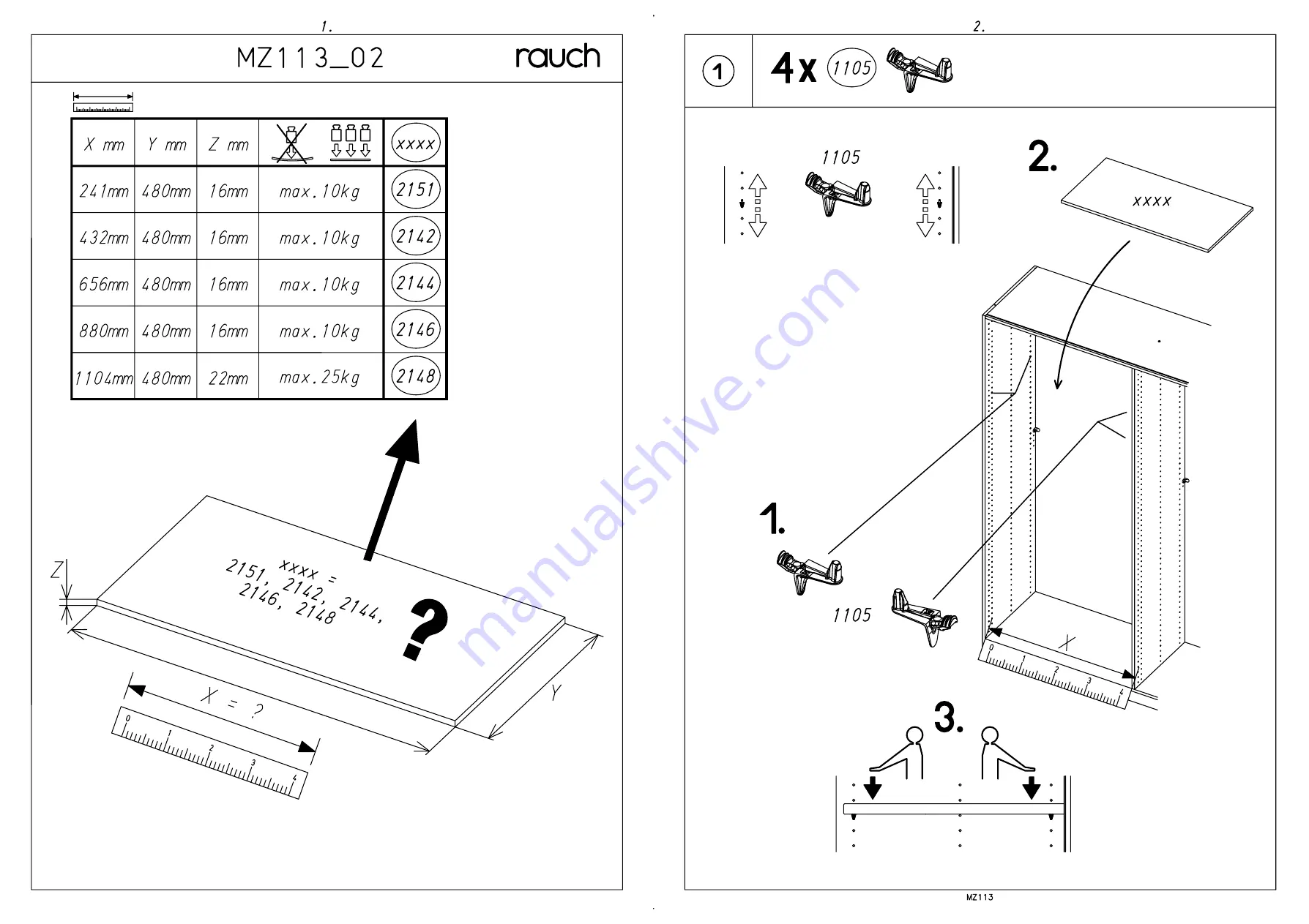 Rauch AD235.5ZS6 Assembly Instructions Manual Download Page 52